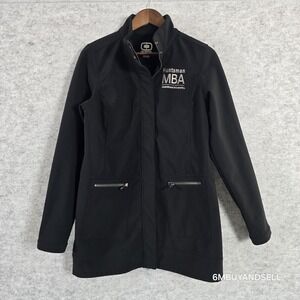 OGIO LOG504 Womens Black Soft Shell Jacket Utah State Huntsman MBA Medium